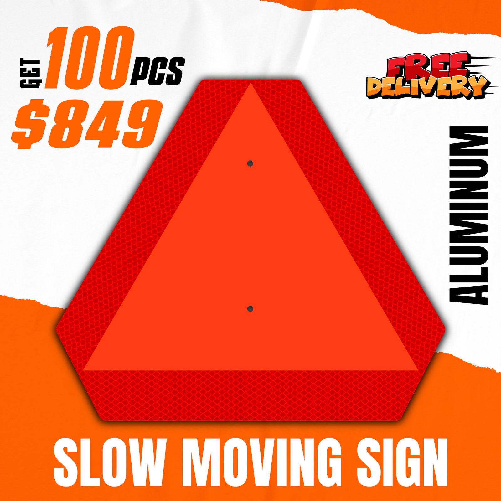 Slow Moving Sign