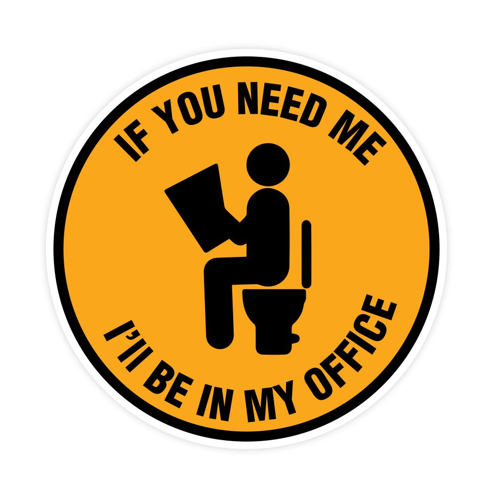 If You Need Me | Hard Hat Stickers | PVC Vinyl | 2.5”x2.5” | Waterproof