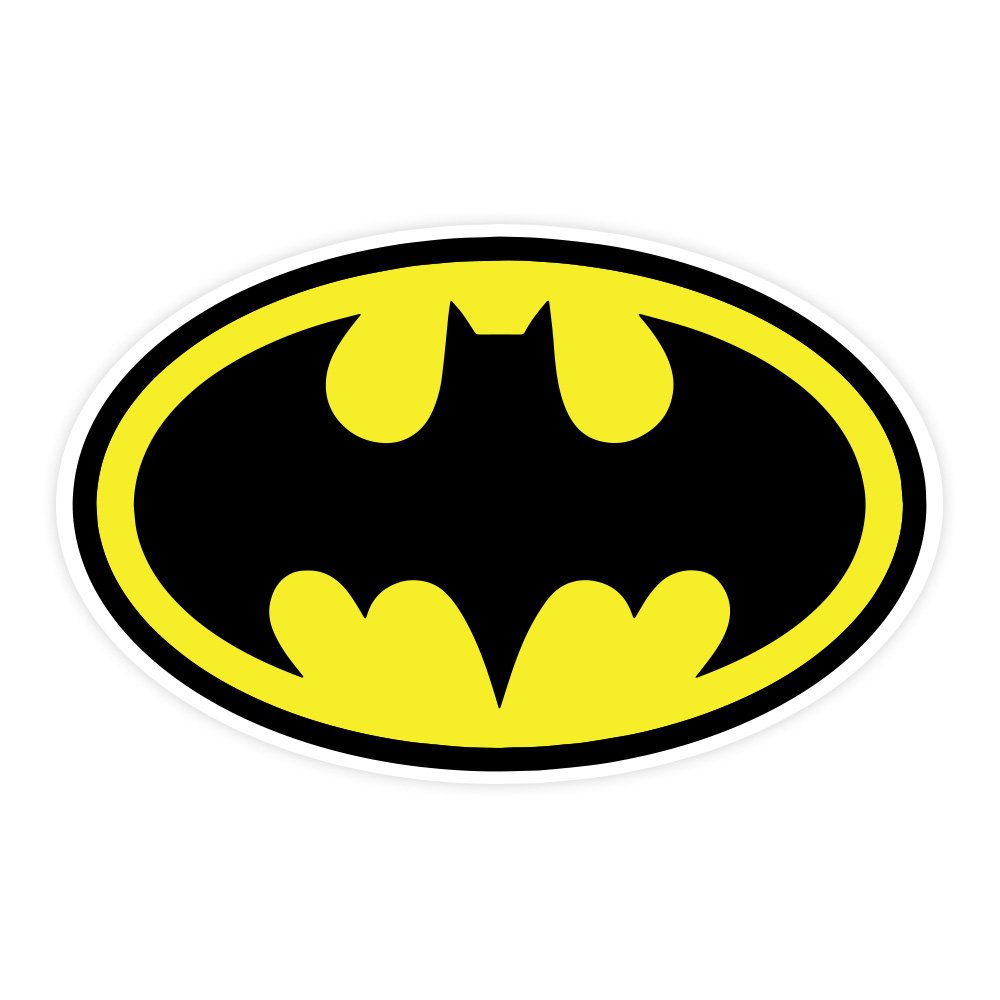 Batman | Hard Hat Stickers | PVC Vinyl | 2.5”x1.5” | Waterproof