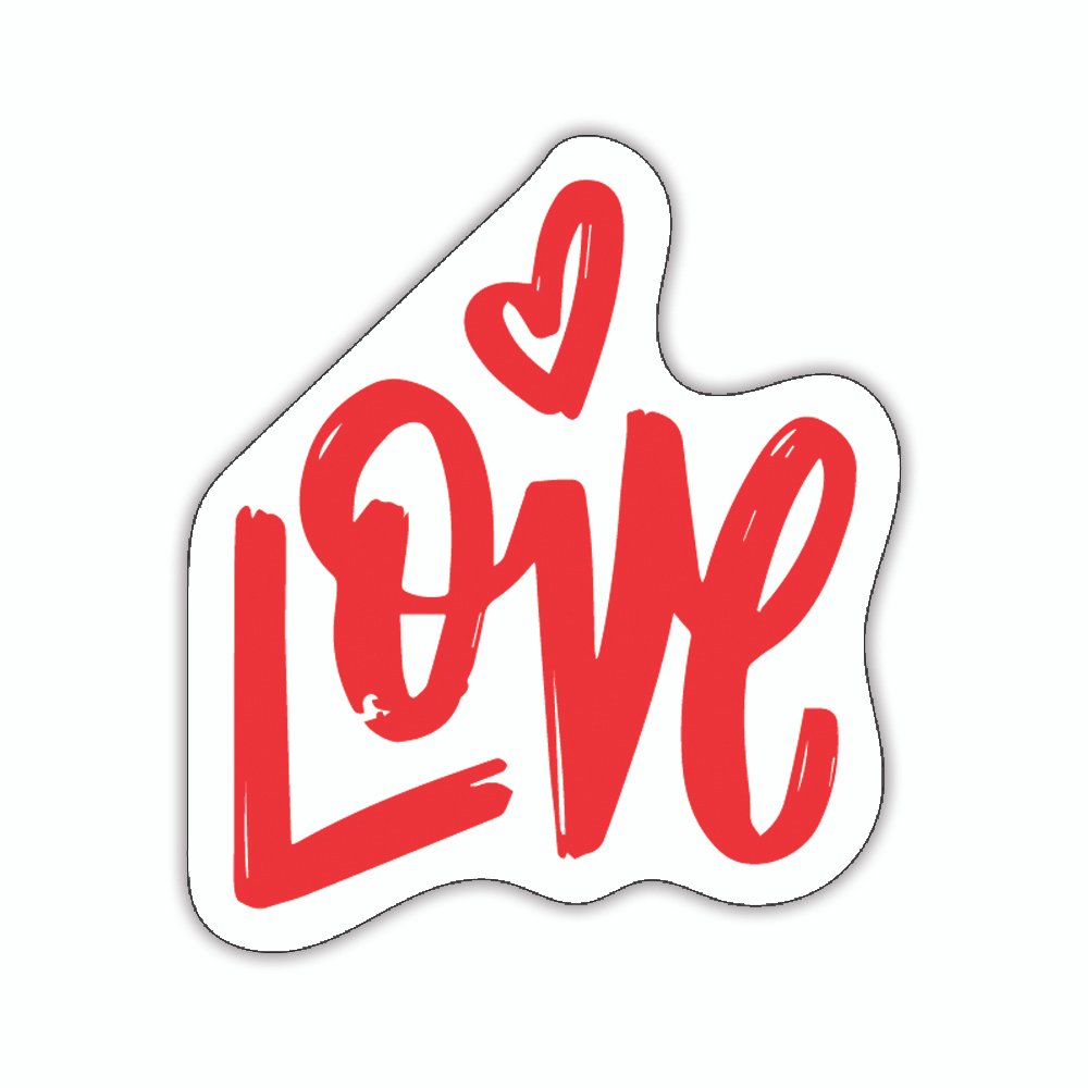 Love | Laptop Decals | Die-Cut | 1.5”x2” | Waterproof