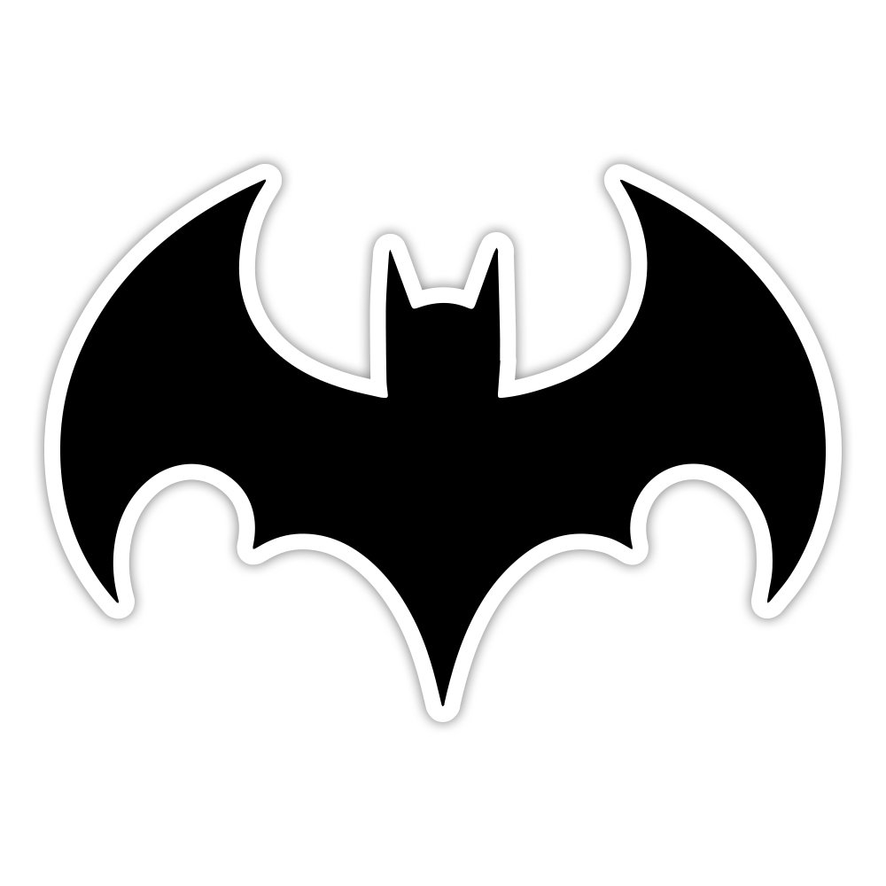 Batman | Automotive Bumper Sticker | DI-CUT | 4”x2.8” | UV Laminate