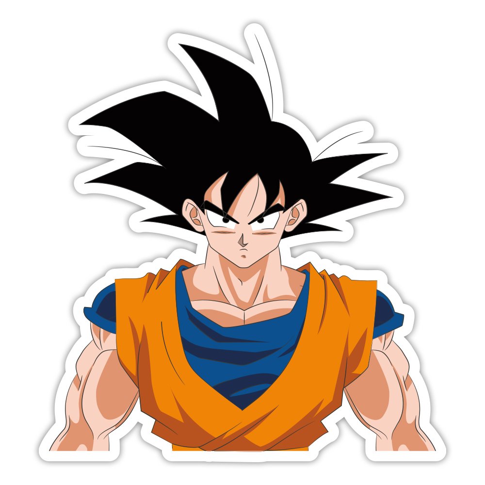 Dragon Goku Ball | Automotive Bumper Sticker | DI-CUT | 3.8”x4.2” | UV Laminate