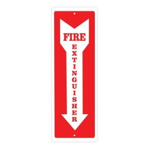 FIRE EXTINGUISHER SIGN Portrait