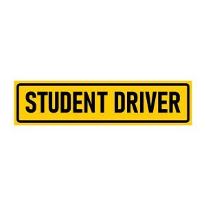 STUDENT DRIVER Rectangle