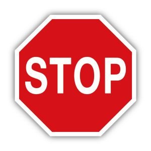 Stop Sign Hexagon-01