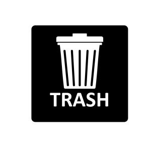 TRASH BLACK SQUARE