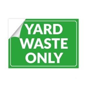 YARD WASTE GREEN RECTANGLE